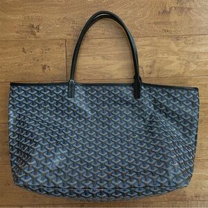 GOYARD Saint Louis Tote in Navy Black